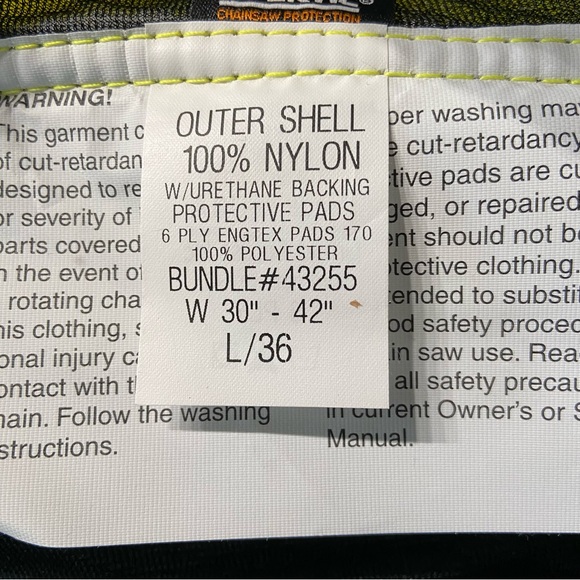 STIHL Chainsaw Protective Dynamic Hi-Vis Apron Chaps - Picture 3 of 7
